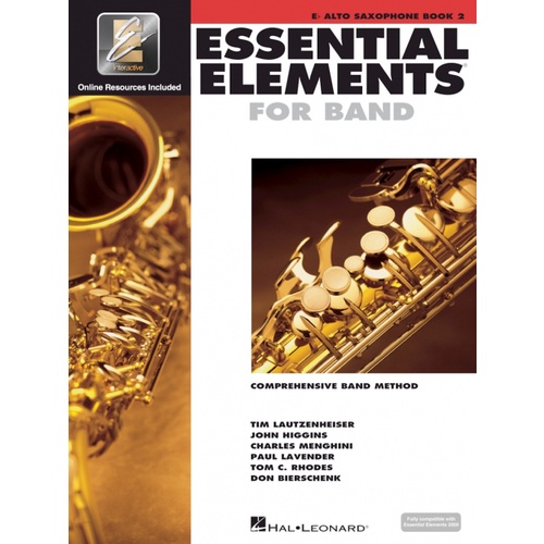 หนังสือเรียนดนตรี ESSENTIAL ELEMENTS FOR BAND – BOOK 2 WITH EEI Eb Alto Saxophone