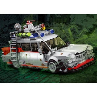 Mytopshop บล็อคตัวต่อรถยนต์ MOC Technic Speed Ghostbusters ของเล่นเสริมการเรียนรู้เด็ก 603 ชิ้น