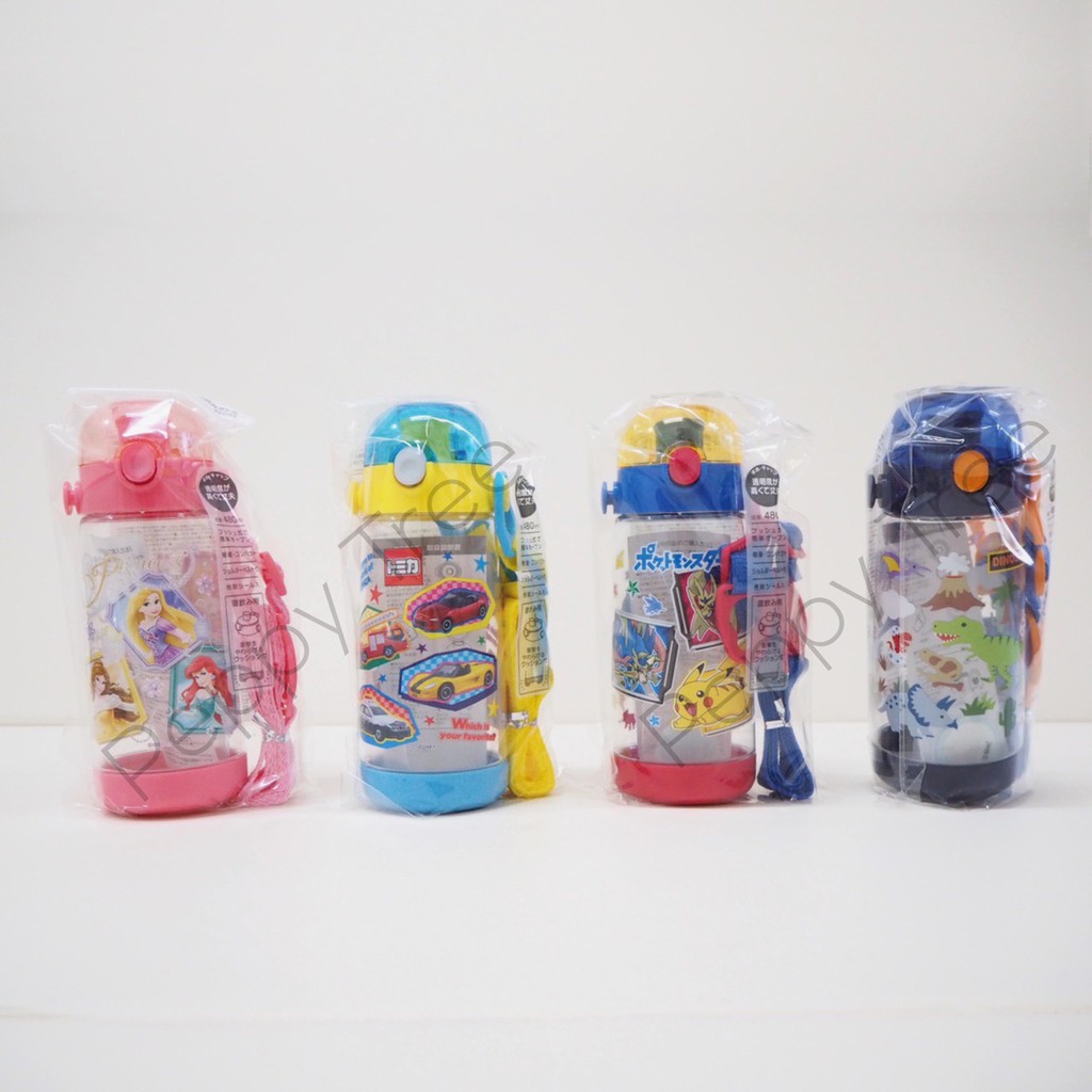 [เพิ่มลายใหม่] กระติกน้ำ ยกดื่มฐานกว้าง ลาย เจ้าหญิง รถ โปเกมอน ไดโนเสาร์ Skater - รูปที่ 5
