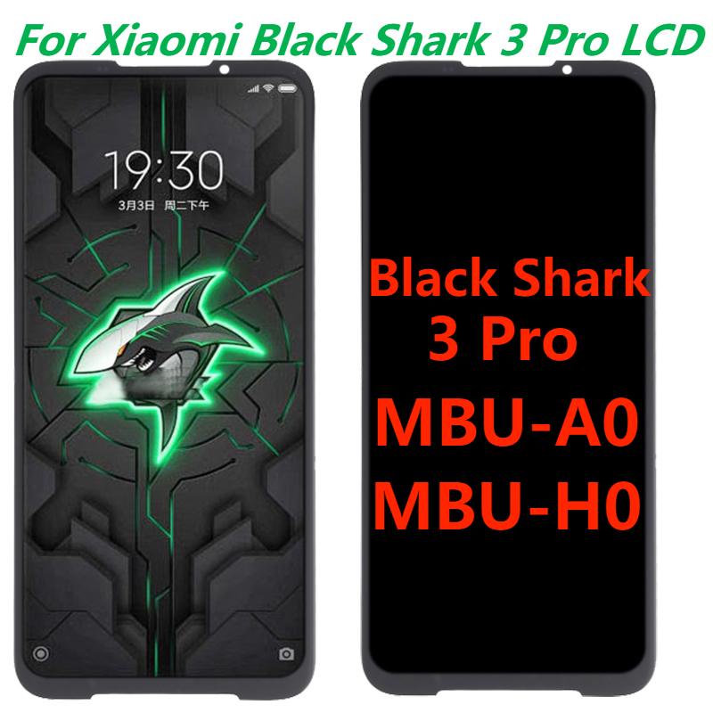 7.1'' Original AMOLED For Xiaomi Black Shark 3 Pro MBU-A0 MBU-H0 LCD Display Touch Screen Digitizer Assembly Rep