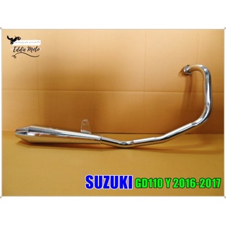 SUZUKI GD110 year 2016-2017 EXHAUST "CHROME" MEGAPHONE  // ท่อไอเสีย สินค้าคุณภาพดี