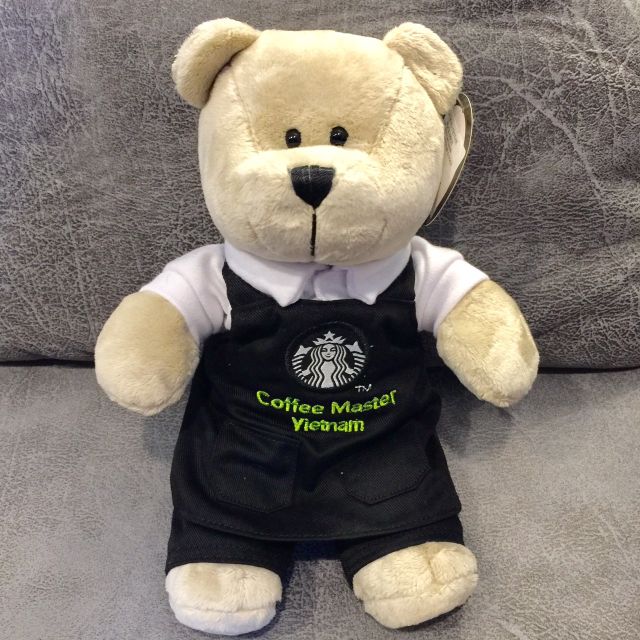 Starbucks Bearista Vietnam Black Apron Coffee Master Shopee Thailand