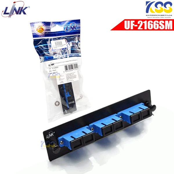 UF-2166SM SC DUPLEX SNAP-IN ADAPTER PLATE (SM. & MM.) (แผง SNAP SM. SC 6 F)
