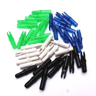 Arrow Nocks Plastic Rotated Knocks Bright Colored 10Pack/Lot Fit For 6.20mm/0.246" ID Shafts Compound Recurve Bows