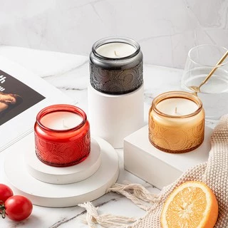 🔥ขายเท 1แถม1🔥Scented Candle🕯เทียนหอมไขถั่วเหลือง มีหลากหลายกลิ่น กลิ่นหอมทั่วห้อง สร้างบรรยากาศ ขวดสวย มีใส่กล่องให้