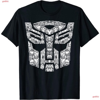 เสื้อยืดลำลอง Transformers Autobots Detailed Logo T-Shirt Mens Womens T-shirts