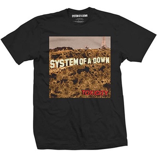 คอลูกเรือพร้อมส่ง เสื้อยืดแขนสั้น ผ้าฝ้าย 100% พิมพ์ลาย System Of A Down Toxicity Heavy Metal Rock แฟชั่นฤดูร้อน สําหรับ