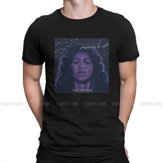 printเสื้อยืดแฟชั่นพิมพ์ลายRue Feel เสื้อยืดแขนสั้นลําลอง พิมพ์ลาย Euphoria HBO TV Series ทรงหลวม สําหรับผู้ชาย -S-4XL