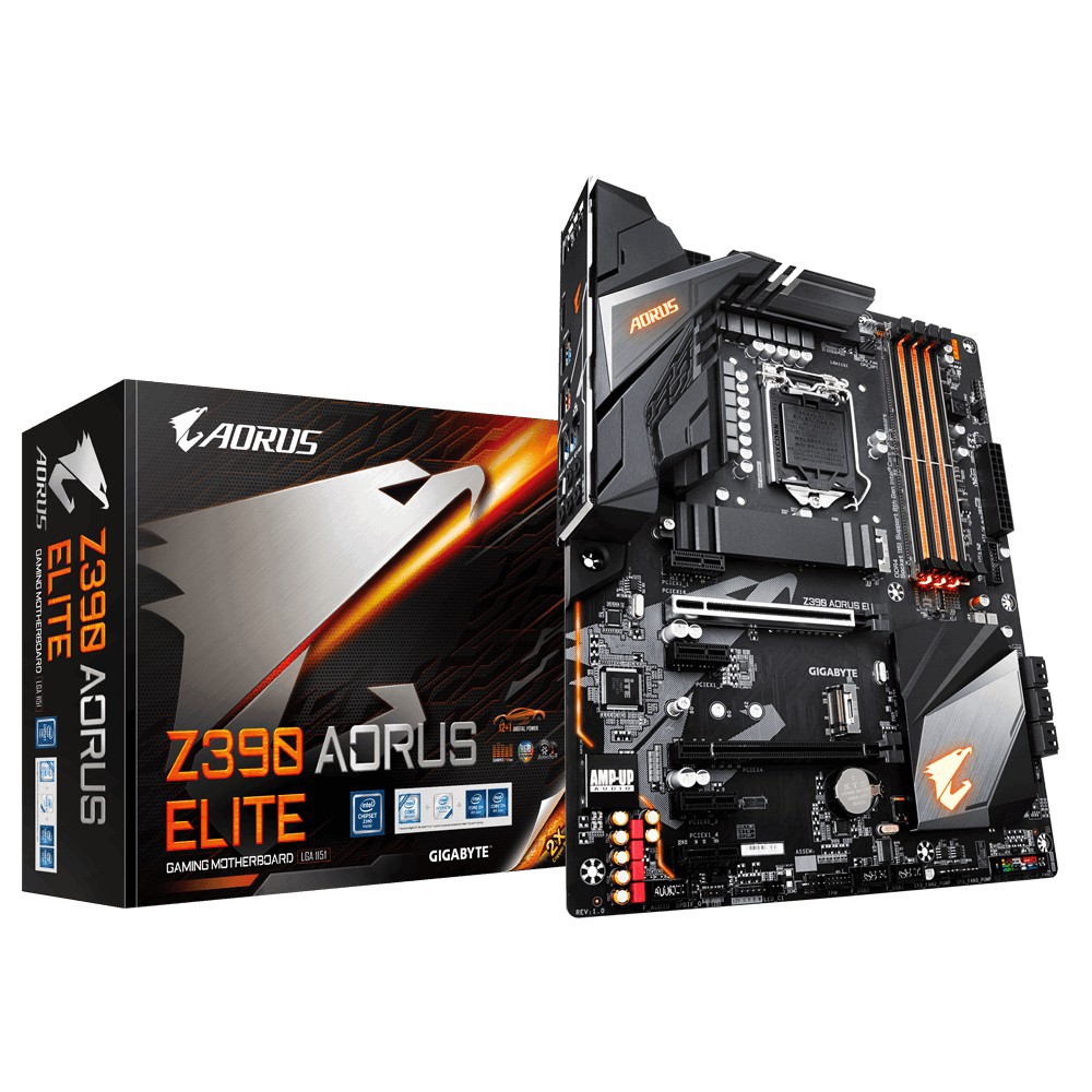 Z390 AORUS ELITE LGA 1151v2 เมนบอร์ด INTEL