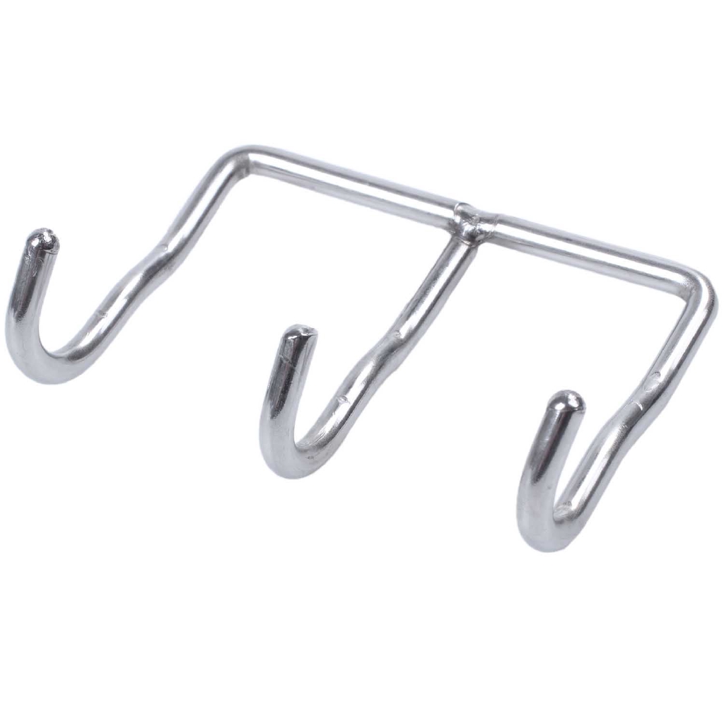 1x Vacuum Stainless Steel Suction Cup Hook,Triple Hooks Wall Hook,Bath Towel Hook,Heavy Duty