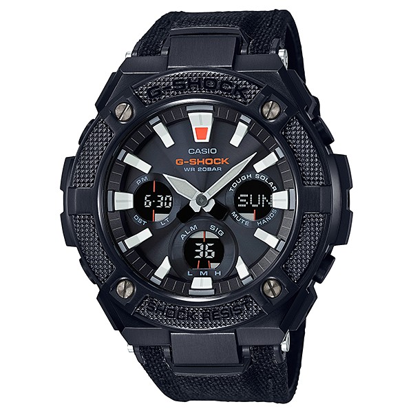 นาฬิกา Casio G-Shock G-STEEL รุ่น GST-S130BC-1A (สายผ้า CORDURA สีดำ) ของแท้ รับประกัน1ปี