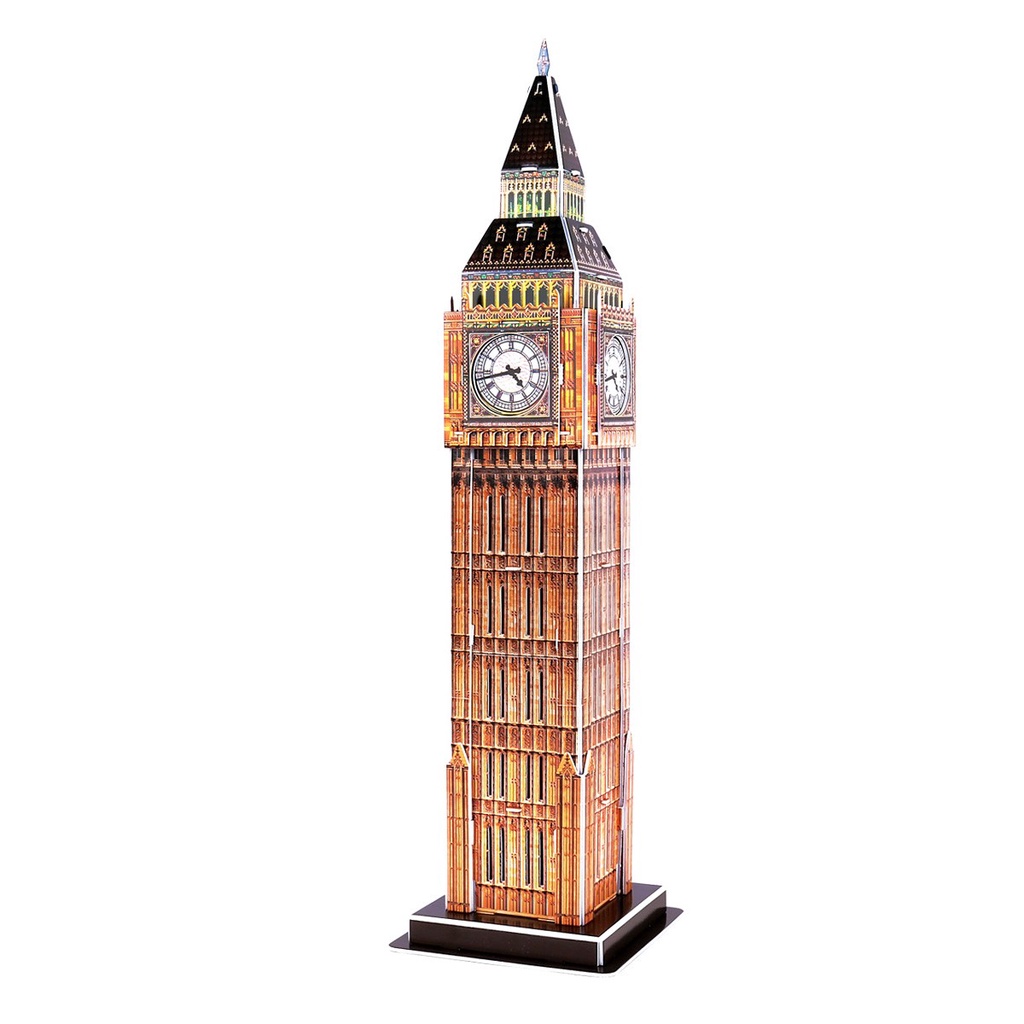 จิ๊กซอว์ 3 มิติ หอนาฬิกาบิกเบน Big Ben small C094 แบรนด์ Cubicfun ของแท้ 100% สินค้า พร้อมส่ง ราคา ถูกที่สุด ดีลบีเคเค แกลเลอรีภาพที่ 4
