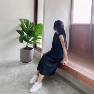 01 SIMPLE DRESS เดรสผ้าฝ้าย ใยธรรมชาติ เนื้อนุ่ม