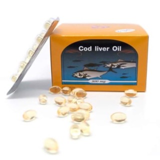 น้ํามันตับปลา พรีเวนทีฟ ไลฟ์ Cod Liver Oil High Source Of Omega-3 Vitamin E ขนาด 100 เม็ด ( 1 กล่อง บรรจุ 10 แผง )