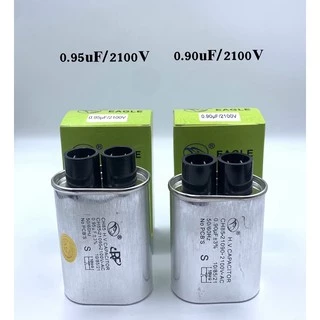 คาปาซิเตอร์ ไมโครเวฟ 0.85-1.10uf คอนเดนเซอร์ ไมโครเวฟ (ขั้วขาใหญ่ 6mm.)