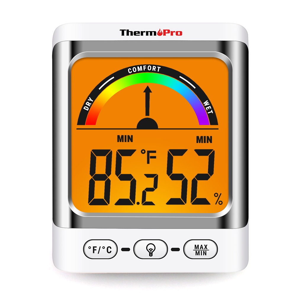 ThermoPro TP-52 เครื่องวัดอุณหภูมิและความชื้นภายในบ้านแบบดิจิตอล Indoor Digital Thermometer Hygromet