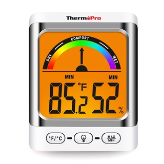 ThermoPro TP-52 เครื่องวัดอุณหภูมิและความชื้นภายในบ้านแบบดิจิตอล Indoor Digital Thermometer Hygrometer ThermoPro TP52