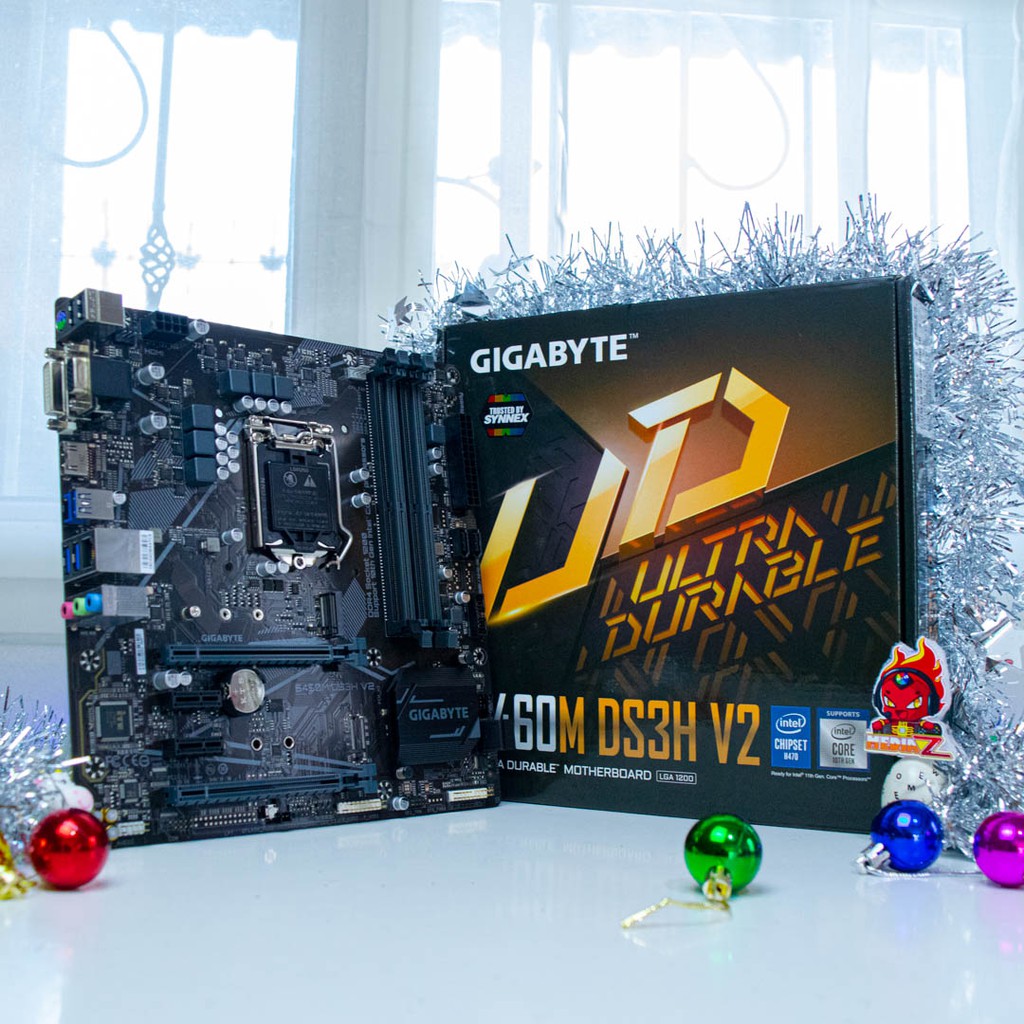 มีโค้ดลด B460M DS3H V2 Ram 4slot m.2 4pci-e GIGABYTE Synnex Z490M H410M B460 H460