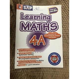 หนังสือมือ 2 Learning Maths 4A by Singapore Asian Publicstions