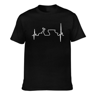 เสื้อยืด พิมพ์ลาย Vespa Heartbeat คุณภาพสูง สําหรับผู้ชาย