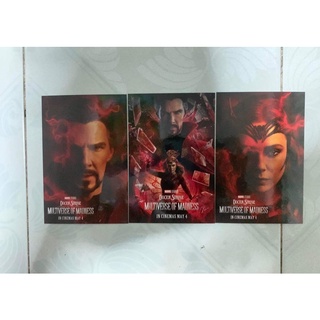 ได้3ใบ โปสการ์ด major dr.strange หมอแปลก doctor strange