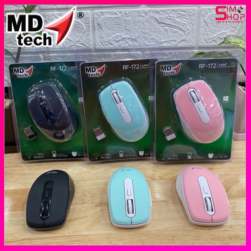 MD-Tech เม้าส์ไร้สาย RF-172 Wireless Mouse 2.4GHz e