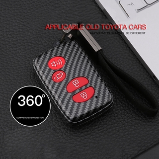 เคสกุญแจรีโมทรถยนต์คาร์บอนไฟเบอร์สําหรับ Toyota Altis / Prius / Camry / Camry Hybrid / Keyless