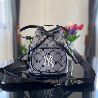 MLB MONOGRAM DIAMOND JACQUARD BUCKET BAG