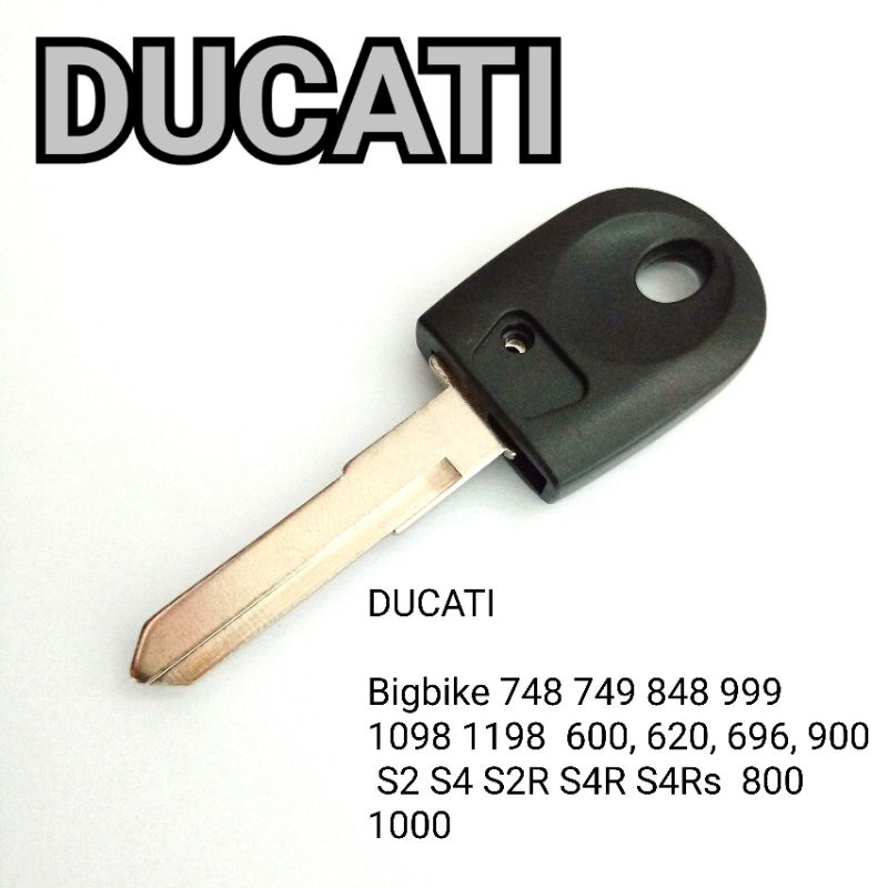 กุญแจจักรยานยนต์ DUCATI  Bigbike 748 749 848 999 1098 1198  600 620 696 900  S2 S4 S2R S4R S4Rs  800
