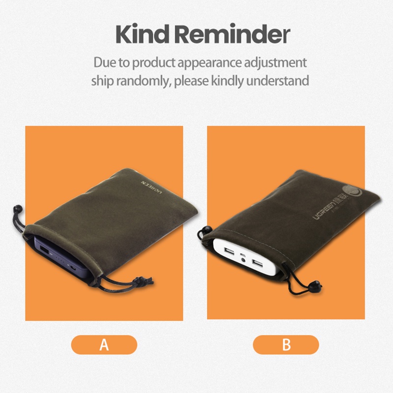 [พร้อมส่ง ของถึงไทยเเล้ว] Ugreen Pouch Bag กระเป๋าใส่พาวเวอร์แบงค์ ทำความสะอาดได้ ราคา ถูกที่สุด ดีลบีเคเค แกลเลอรีภาพที่ 8