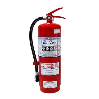 ถังดับเพลิงผงเคมีแห้ง BYTORA 4A5B 15 ปอนด์ FIRE EXTINGUISHER 15LB 4A5B