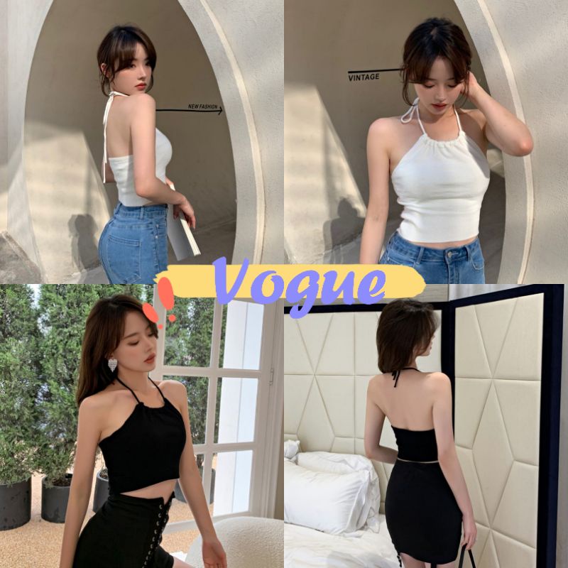 Vogue​🌟​พร้อมส่ง​🌟​ เสื้อไหมพรมคอปก แขนสั้น ผ้าบางใส่สบายมากสีพาสเทล​ (C531)​