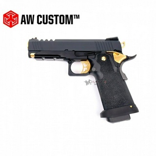 บีบีกัน AW HX2711 HI-CAPA 4.3 Custom Gold GBB สีดำ ทอง ,ของเล่นบีบีกัน