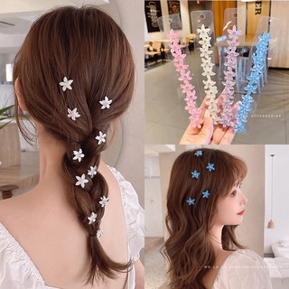 10 ชิ้น ดอกไม้ กิ๊บ สไตล์เกาหลี ใหม่ ด้านข้าง กิ๊บ หมวก ของข…