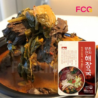 พร้อมส่ง 양촌선지해장국 ซุปเลือดวัวสำเร็จรูป Gohyang Yangchon Ox Blood Hangover Soup 600g