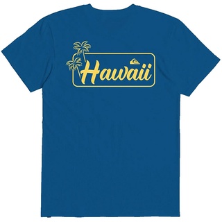 T-shirt  เสื้อยืดแขนสั้นลําลอง พิมพ์ลาย Quiksilver HI Long Life สีฟ้า แฟชั่นคลาสสิก สําหรับผู้ชายS-5XL