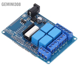 Gemini308 บอร์ดโมดูลรีเลย์เรซิ่น 4 ช่องทาง พร้อมออปโต้คัปเปลอร์แยก เอาท์พุต 5V