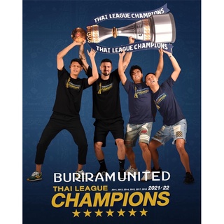 เสื้อยืดบุรีรัมย์ยูไนเต็ด Buriram 7th Champions ของแท้จากสโมสร BURIRAM UNITED (ฉลองแชมป์ไทยลีกสมัยที่ 7)