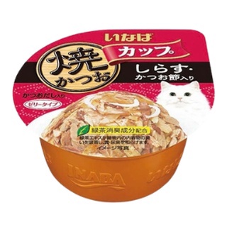 Inaba  อินาบะ อาหารเปียกสำหรับแมว รูปแบบถ้วย 60-80 กรัม