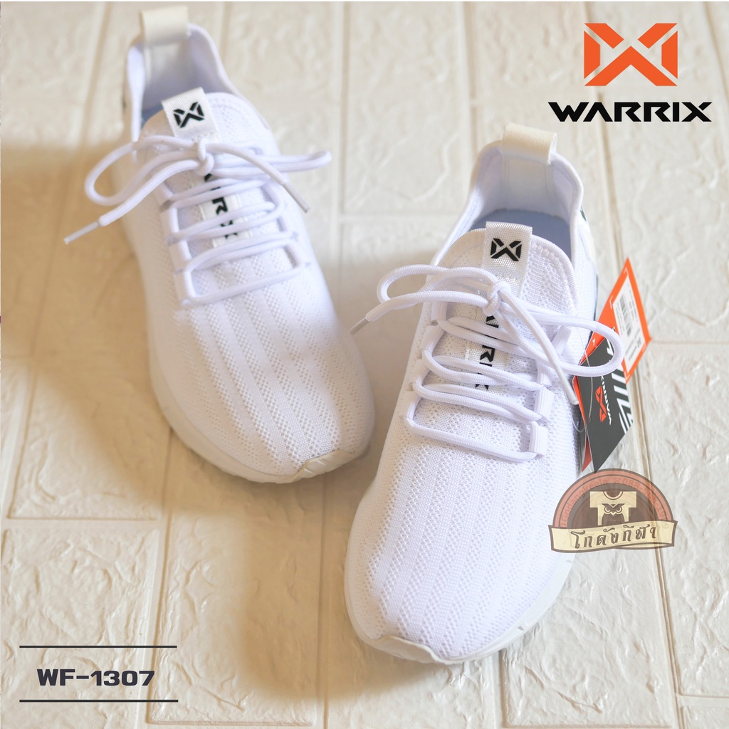 WARRIX รองเท้า รองเท้าวิ่ง Running WF-1307 สีขาว วาริกซ์ วอริกซ์ ของแท้ 100%