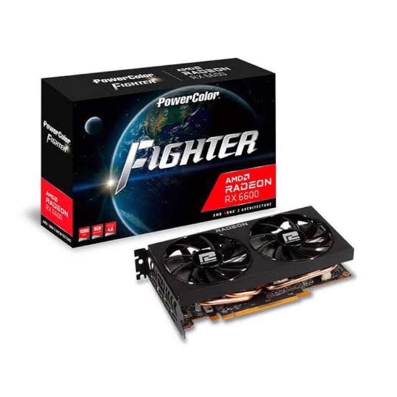 AMD การ์ดจอ RX 6600/8GB POWER COLOR FIGHTER