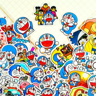 ★★★ Doraemon Q-7 สติกเกอร์ไดอารี่ ขนาดเล็ก ★★★ สติกเกอร์ ลายแฟชั่น สําหรับตกแต่งสมุดภาพ อัลบั้ม 50 ชิ้น ต่อชุด (ขนาด: 2~3 ซม.)