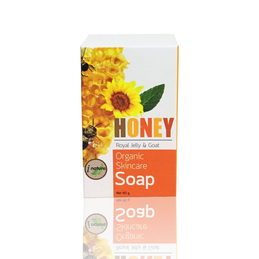 Royal Jelly & Goat Milk Soap สบู่นมผึ้งนมแพะ 80 g.