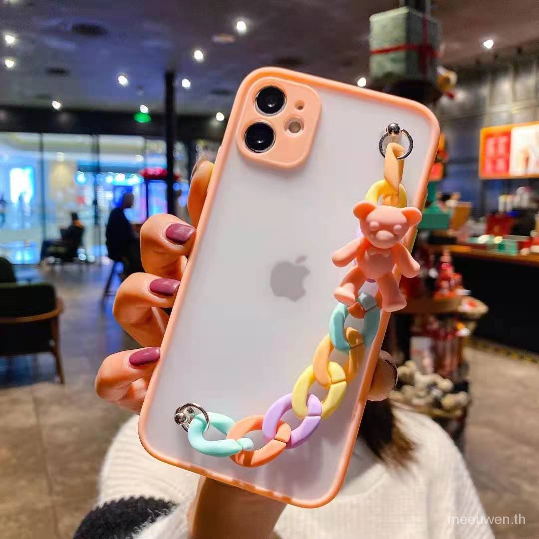 เคสโทรศัพท์มือถือลายการ์ตูนหมีสําหรับ Oppo A53 A15 A11K A9 A 5 A8 A31 A33 A52 A5S A7 A12 A7X A 5 A3S A91 A12E A72 F11 F9Pro Realme C1 #8