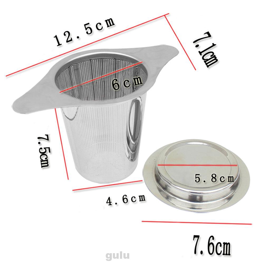 Tea Infuser Stainless Steel Double Handle For Mug Cup Mesh Strainer
