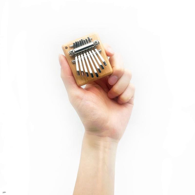 8 keys Kalimba mini Thumb Piano Acoustic Finger Music Instrument beech ...