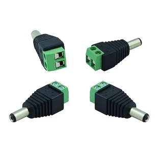 แจ็ค DC Jack ตัวผู้ ตัวเมีย Connector 5คู่ (10ชิ้น) แจ๊คชาย หญิง 5.5*2.1mm กล้องวงจรปิด CCTV