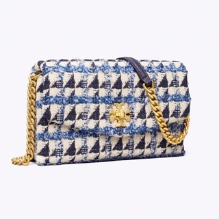 TORY BURCH Kira Chevron Tweed Small Convertible Shoulder Bag