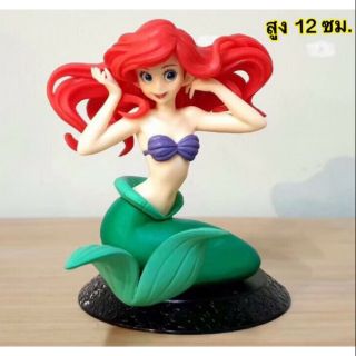 โมเดล เจ้าหญิงนางเงือก (Mermaid) ฐานดำ (ความสูง 12 cm)