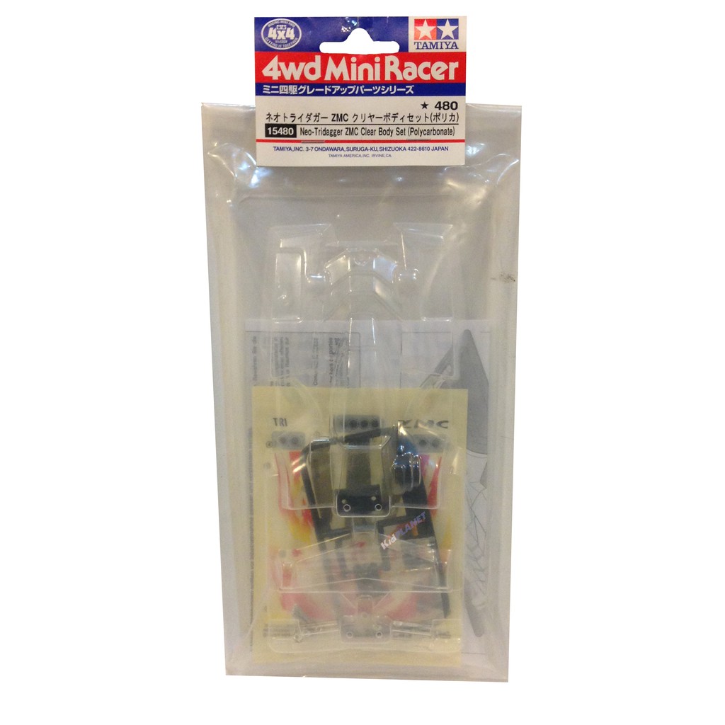 15480  TAMIYA Mini 4wd Neo-Tridagger ZMC Clear Body Set (Polycarbonate)7